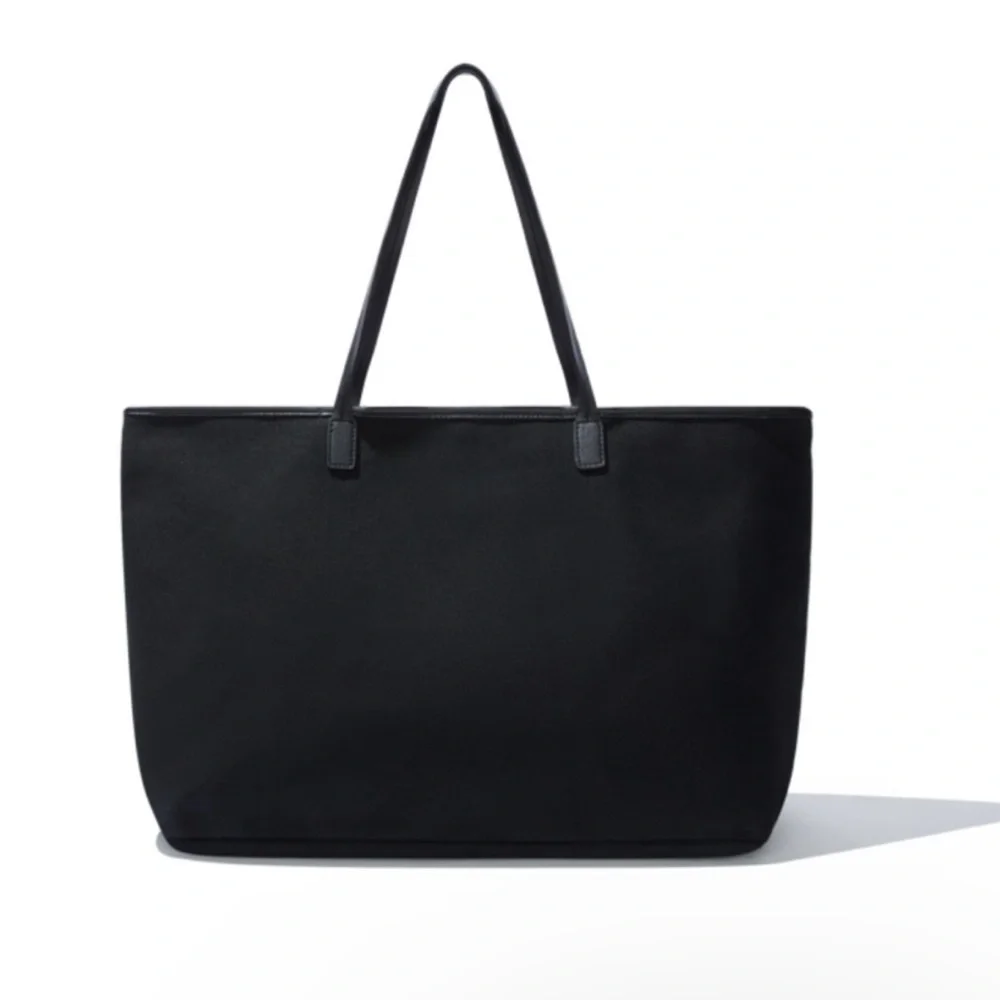 NWOT Cleobella Black Canvas Tote New in Bag - Picture 3 of 7